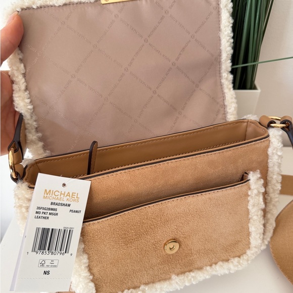 Michael Kors Tan and Cream Crossbody Bag - Picture 4 of 5